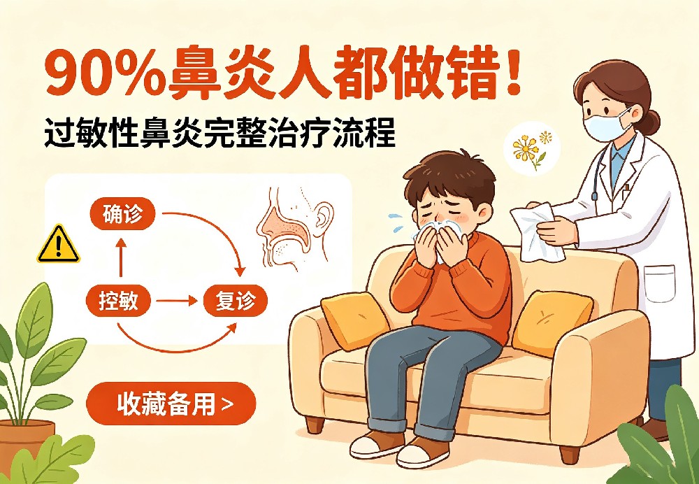90%鼻炎人都做错！过敏性鼻炎完整治疗流程，看完少走弯路